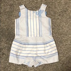 NWT Janie & Jack baby girl short romper 6-12 month
